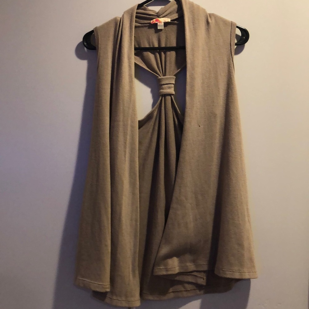 Tan Cardigan